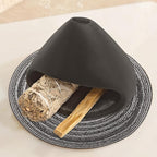 Yawlsow Palo Santo Holder Burner, Charcoal Bakhoor Incense Burner,Smudge Bowl,Sage Holder,Ash Catcher for Meditation Zen Decor (Black+Mat)
