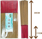 Taiwan Classic Ritual Incense Scent - Incense Joss Sticks (30cm, 300g, 400 Sticks) - Taiwan Traditional Bamboo Sticks for Religious, Thin & Less Smoke (5)