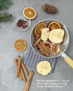 Potpourri Simmering, Holiday Cheer Stovetop Potpourri with Apple, Orange, Cranberry and Cinnamon, Dried Fruits Fragrance Bowl Filler, Perfect Christmas Blend House Warming/Thank You Gift