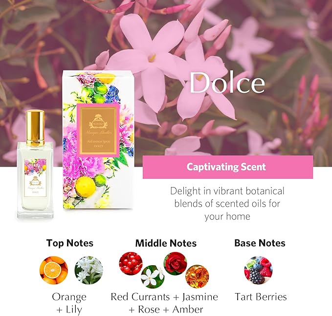 AGRARIA Room and Linen Spray, Luxury Room Fragrance for Clothes, Bed, and More, Essential Perfume Grade Oils Infused Linen Fresh Spray