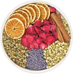 Potpourri Simmering, Sweet Dreams Stovetop Potpourri with Jasmine, Lavender, Rose, Orange, Chamomile and Cinnamon, Simmer Pot Ingredients for Home Fragrance, Housewarming, Hostess Gift