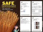 Taiwan Classic Ritual Incense Scent - Incense Joss Sticks (30cm, 300g, 400 Sticks) - Taiwan Traditional Bamboo Sticks for Religious, Thin & Less Smoke (1)
