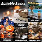 Black Tealight Candles Bulk - Mini Votive Tea Tree Lights Tea Lights Candles with Cotton Wick for Home,Pool,Shabbat,Wedding,Emergencies,Christmas 25PCS