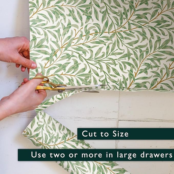 Fragrant Scented Drawer Liners in a William Morris Inspired Design | Pack of 5 Sheets | Contains Essential Oils | Made in The UK (Neroli & Bergamot)