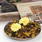 Fragrance Potpourri Bag Home Décor Scents Yuzu, Lemon Zest | Floral Petals Vase & Bowl Filler Decoration (Yellow)