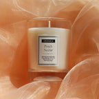 Aronica Fresh Fruity Candles Gift Set - Honeycrisp Apple, Peach Nectar, Cinnamon Vanilla, Baby Shower Game Prizes for Women Friend, Fall Candle Set for Autumn Gifts