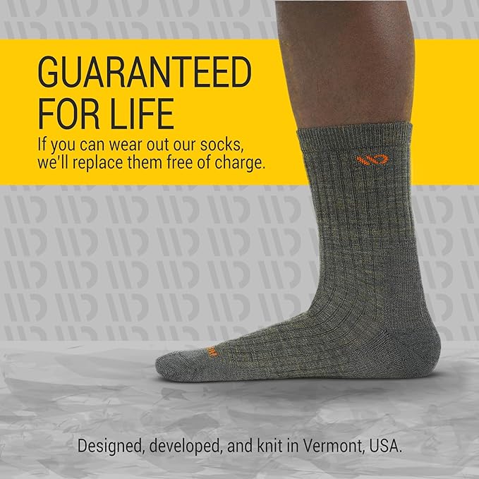 Wide Open Micro Crew Men's Merino Wool Socks - Everyday Wide Socks for Wide Feet