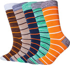 DRASEX Men's Dress Socks Funky Colorful Pattern Cotton Novelty Casual Crew Socks