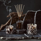 LAFCO New York Fall 3-Wick Candle, Saffron Sandalwood - 30 oz - 120-Hour Burn Time - Reusable, Hand Blown Glass Vessel - Made in The USA