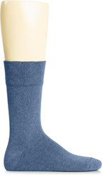 Hugh Ugoli Mens Cotton Dress Socks, Plain Colors, Regular Fit, Crew, Casual Socks, Shoe Size 6 to 15 (3 Pack)