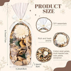 Nuanchu 6 Pcs White Potpourri Bags Potpourri Bowl Filler Chrysanthemum Scented Dried Flowers Petals Home for Closet Drawer Car Fragrance Sachet Holiday Wedding Decor, 12.7oz