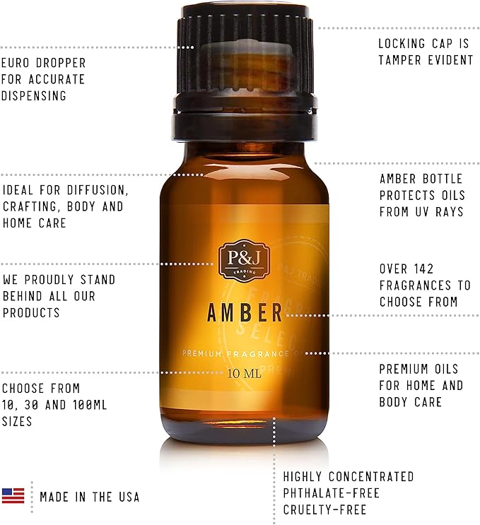 P&J Fragrance Oil - Campfire Scent, 10ml