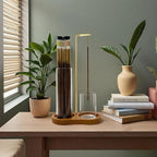 Glass Incense Holder, Incense Sticks Burner Holder with Storage,Hang Upside Down Incense Holder for Sticks with Glass Ash Catcher for Meditation Yoga Spa Room Decor (Retro Color)