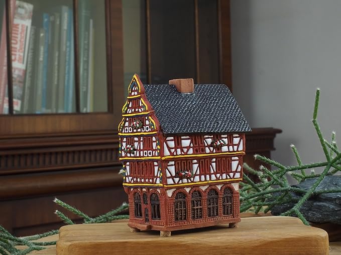 Ceramic Art Cone Incense Holder Room Decoration Handcrafted Collectible Miniature