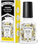 Poo-Pourri Before-You-Go Toilet Spray, Original Citrus, 2 Fl Oz, Up to 100 Uses, Bathroom Odor Deodorizer with Essential Oils for Home or Work, Travel Essentials, TSA Approved Size, Lemon Bergamot