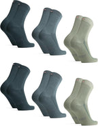 DANISH ENDURANCE Viscose Dress Socks, Premium, Soft, Breathable, Dress Socks for Men & Women, Unisex, 6-Pack