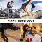 Mens socks size 10-13/9-11/13-15 Cotton Crew funny Colorful work dress socks for men 9-12 gifts for him 6/12 Pairs