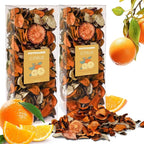 SCENTORINI Potpourri Bags, Citrus Scent, Potpourri Vase Filler, 10.44 oz, 2 Pack Home Fragrance Sachet Dried Flower, Bowl Fillers for Home Bathroom Coastal Decor