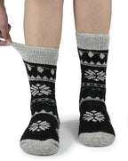 BomKinta Thermal Socks Men - Winter Warm Socks for Cold Weather Crew Socks - Cozy Soft Thick Christmas Boot Socks Size 7-11