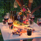 20 Packs Black Votive Candles with Clear Glass Holder, 1.8 Oz Unscented Soy Wax Candle for Home Decoration, Candle Gifts for Christmas Thanksgiving Halloween, 20 Pack of 1.8oz