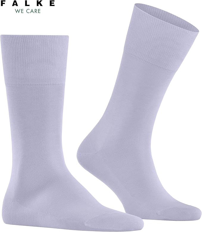 FALKE Men's Tiago Dress Socks, Sustainable Cotton, Crew, 1 Pair