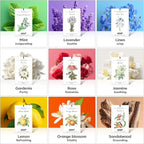 12 Pcs Rose Sachets Long Lasting Air Freshener Fragrance Potpourri Bags Odor Eliminator for Home Closet Drawer Deodorizer