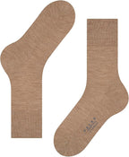 FALKE Men's Airport Dress Socks, Premium Merino Wool Cotton Blend, Sustainable Luxury, Eco-Friendly Business Casual, 1 Pair