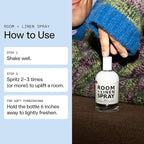 DedCool Room + Linen Spray | Xtra Milk | Luxurious Natural Linen & Fabric Spray | Non-Toxic, Essential Oil Infused | Home, Bedding, Couch, Closet, Bathroom Freshener | 3.5 fl oz