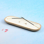 Folkulture Incense Holder for Home | Modern Incense Burner or Insence-Stick Holder for Gifts| Mango Wood Incense Tray Trough for Sticks 12 x 4 Inches, White