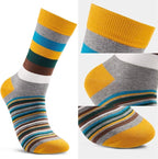 HHX YONLEE Dress Socks 5/6/10 Pairs Crew Argyle Colorful Cotton Novelty Casual Happy Fun