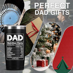 Father's Day Gift for Dad from Daughter, Son, Kids - 20oz Coffee Mug - Best Bonus Dad Birthday Gifts for Father, Husband - Christmas Ideas Drinking Cup Tumbler, Black