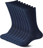 Sock Amazing Unisex Bamboo Rayon Socks Super Soft Black Crew Socks 8 Pack