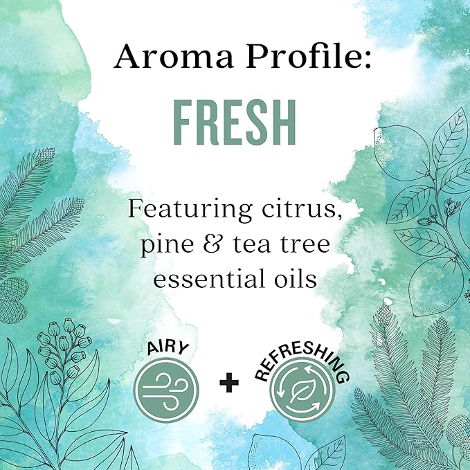 Aura Cacia Fresh Room Spray 8 Fl. oz. - Light Aroma, No Synthetic Fragrances