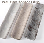 Koville Italian Natural Marble Incense Holder, Incense Holders for Sticks, Incense Burner Holder, Ideal for Meditation and Relaxing, Easy to Clean(Palissandro Classico)