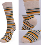 DRASEX Men's Dress Socks Funky Colorful Pattern Cotton Novelty Casual Crew Socks