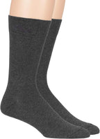 7BigStars Mens Dress Socks – 6 Pairs Crew, Soft Stay Up, Cotton Comfort for Business, Office, Big and Tall, Breathable