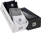 Bamboo Sports Premium Bamboo Crew Work Socks- Moisture Wicking, Odor Eliminating
