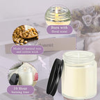 ACITHGL 36 Pcs 4oz Mini Mason Jar Candles Small Scented Candles Bulk Aromatherapy Ideal Souvenir Favors for Wedding Birthday Party (Freesia, Lavender, Jasmine, Black)