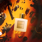 COCORRÍNA Reed Diffuser - Moroccan Amber 6.7 Fl.oz Reed Diffuser Set with Sticks & Preserved Baby's Breath, Reed Diffuser for Home Bathroom Shelf Decor