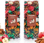SCENTORINI Potpourri Bags, Potpourri Vase Filler, 10.44 oz Apple Cinnamon Scented Bowl Fillers for Home Decor, Dried Flower for Coastal Bathroom Beach Decor