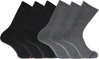 DOCKERS Men's Performance Socks - 3-Pairs and 6-Pairs Athletic and Dress Crew Socks for Men