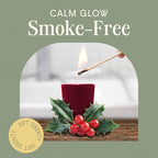 Mister Candle - Burgundy Handmade Scented Votive Candles, Holiday & Christmas Candle Collection with Essential Oils, 15 Hour Burn Time Each, Made in USA, Set of 9 (Holly Berry)