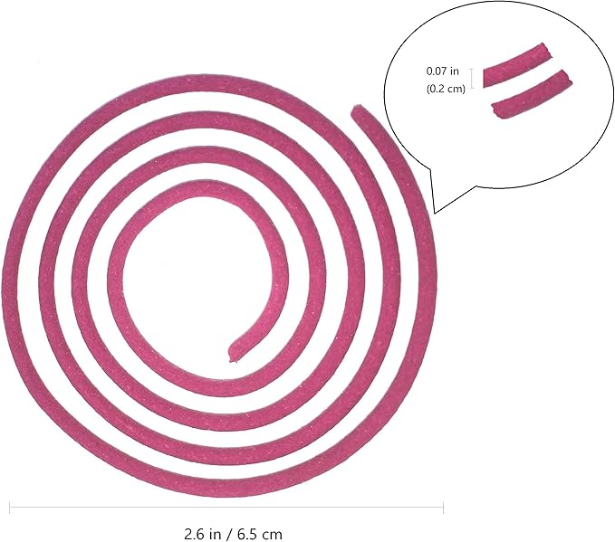 Spiral Incense Jasmine,24pcs 2HR Coils for Burner Incense