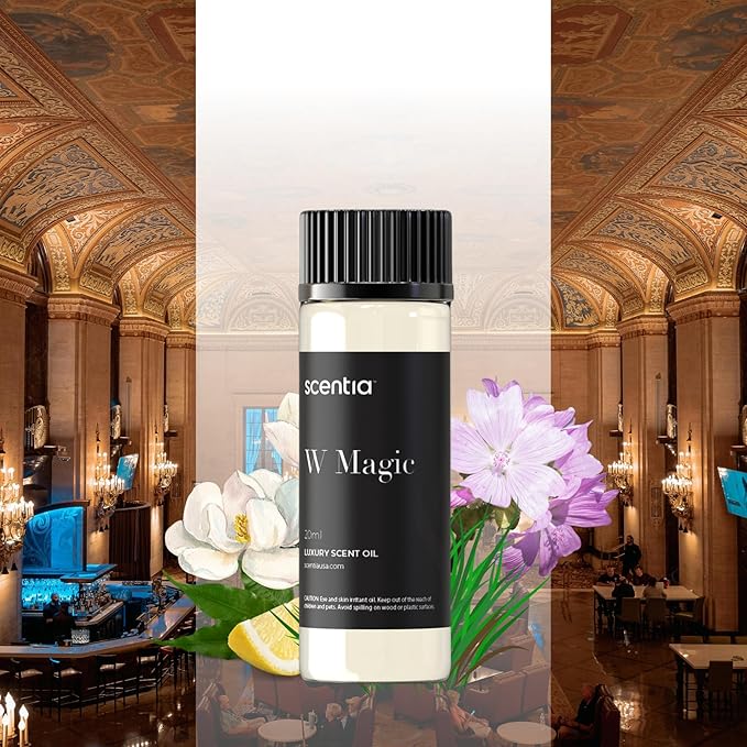 W Magic Hotel Diffuser Oil Inspired by W Signature Hotel - 20 mL 0.67 fl oz - Aromatherapy Oil for Diffusers, Candle Making & DIY Crafts
