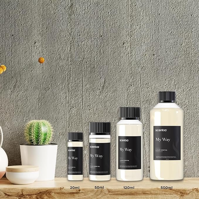 My Way Hotel Diffuser Oil Inspired by The 1 Hotel Miami Beach- 50 ml 1.69 fl oz - Essential Oil Blend Sandalwood, Cedar & Lemon Notes for Aromatherapy Diffusers and Humidifiers