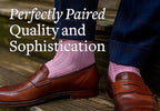 Merino Wool Dress Socks for Men – Over-the-Calf, Ribbed Wool Dress Socks for Size 8-12 – Breathable, Reinforced Heel and Toe