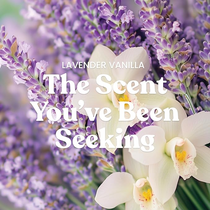 Yankee Candle Lavender Vanilla Scented Candle, 22oz Large Jar with up to 150 Hour Burn Time, Giftable