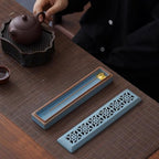 Incense Holder for Sticks，Ceramic Insence-Stick Holder Ash Catcher，Incense Holder Timkburner for Meditation Yoga Spa Room Decor