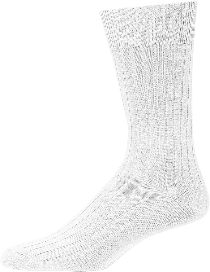 Cotton Dress Socks for Men – Comfortable Men’s Executive Socks – Classic Mid-Calf Dress Socks by Boardroom Socks