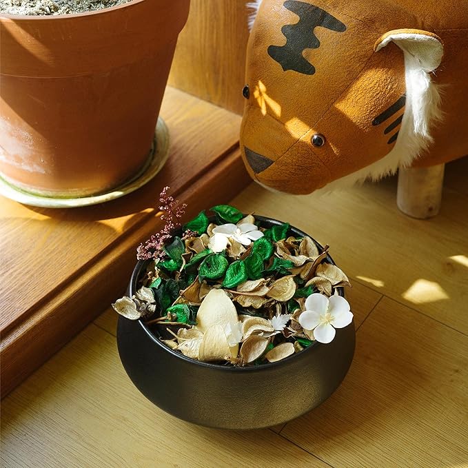 Qingbei Rina Potpourri Bags,Vanilla Scented Potpourri Bowl Filler,White Decorative Dried Flower, Home Fragrance, Vase Filler,8.4 oz|2 Bags